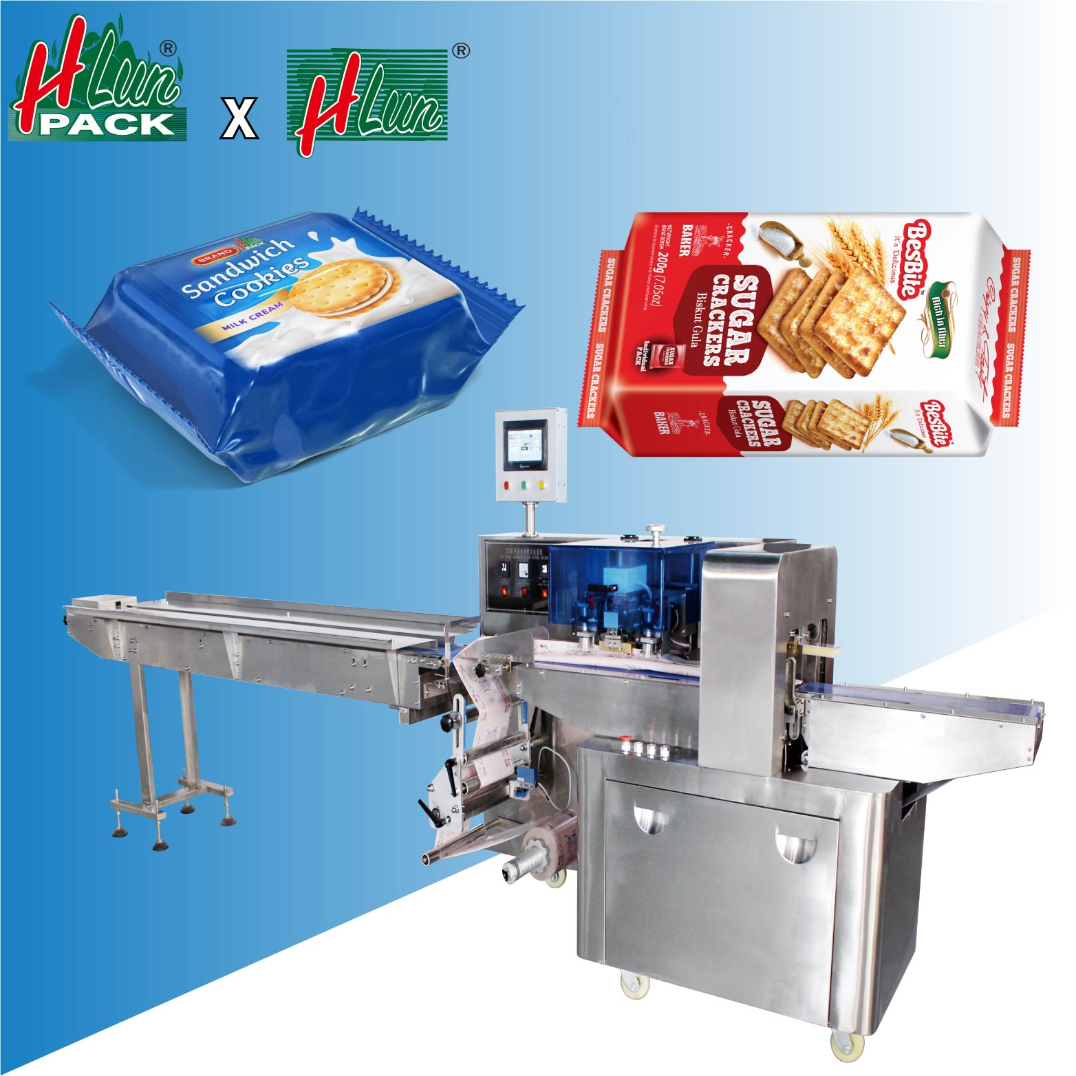 B&uuml;y&uuml;k &Uuml;r&uuml;n Yatay Akış Paketleyici