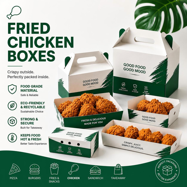 Papierverpackungen f&uuml;r Takeaway und Fast Food